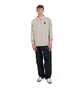 Metalwood Ribbed LS Polo (Beige)