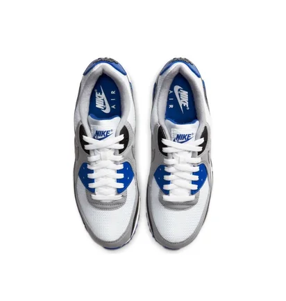 Nike Air Max 90 (Weiß / Grau / Blau)