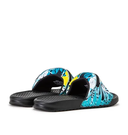 Nike Benassi JDI 'Fanny Pack' (Schwarz / Türkis)