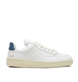 Veja V-12 Stitch O.T. Leather (Weiß / Blau)