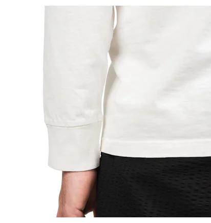 Stüssy Classic Dot Pig. Dyed Longsleeve (Weiß)