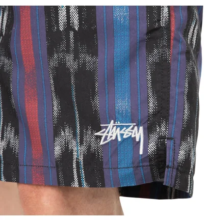 Stüssy Ikat Stripe Water Short (Schwarz)