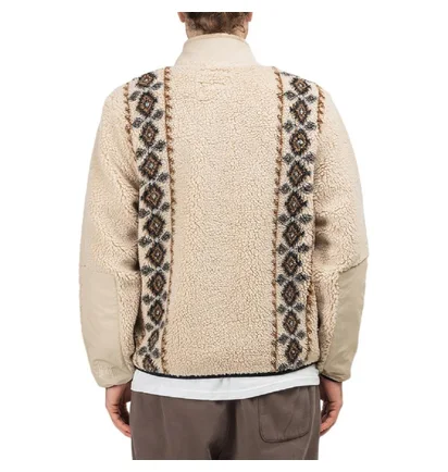 Stüssy Lima Jaquard Sherpa Jacket (Beige)