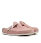 Birkenstock Boston Soft Footbed Suede Leather (Rosa)
