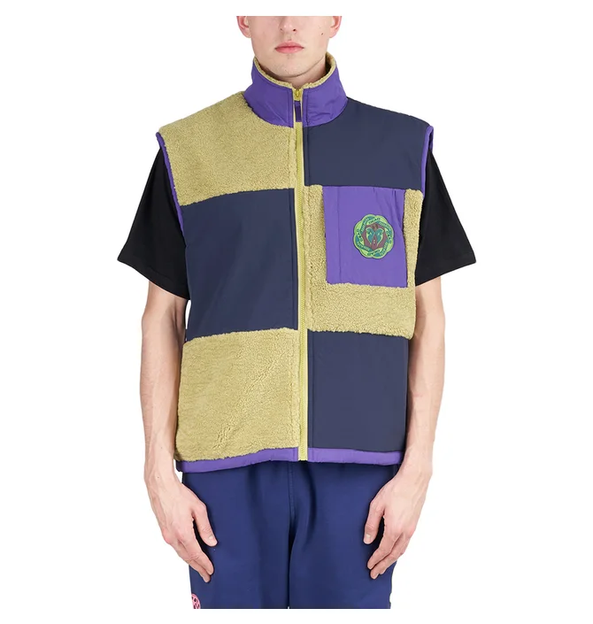 Brain Dead Paneled Field Vest (Gelb / Blau) BDW22O17002600NY01