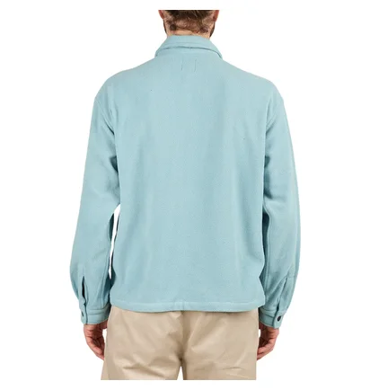 Brain Dead Polar Fleece Climber Shirt (Hellblau)