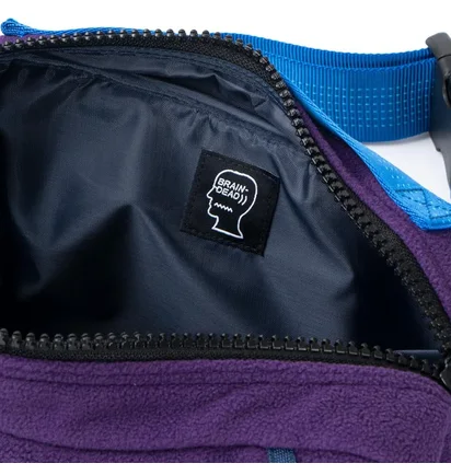 Brain Dead Sherpa Rush Hour Fanny Pack Bag (Lila / Navy)