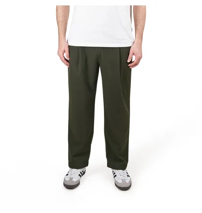 Dime Pleated Twill Pants (Grün)