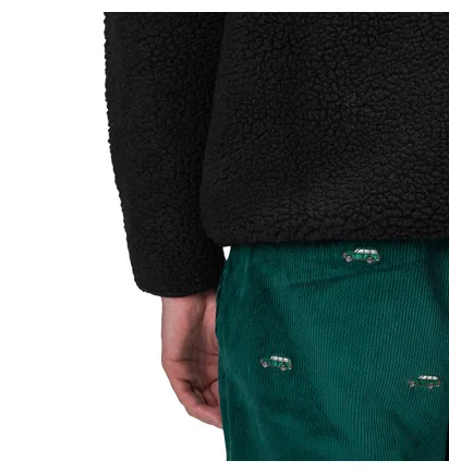 Aimé Leon Dore Full Zip Polar Fleece Jacket (Schwarz)