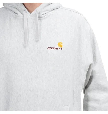 Carhartt WIP American Script Hoodie (Hellgrau)