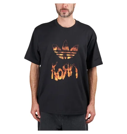 adidas x Korn T-Shirt (Schwarz / Rot)