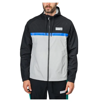 New Balance MJ73557 SFO NB Athletics 78 Jacket (Schwarz / Grau)