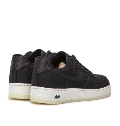 Nike Air Force 1 Low Retro QS Canvas (Schwarz / Weiß)