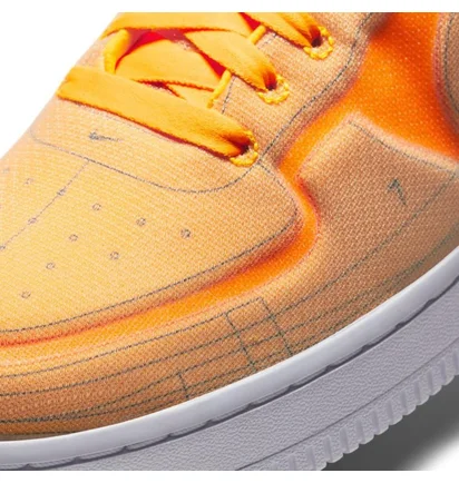 Nike WMNS Air Force 1 '07 LX (Orange / Weiß)