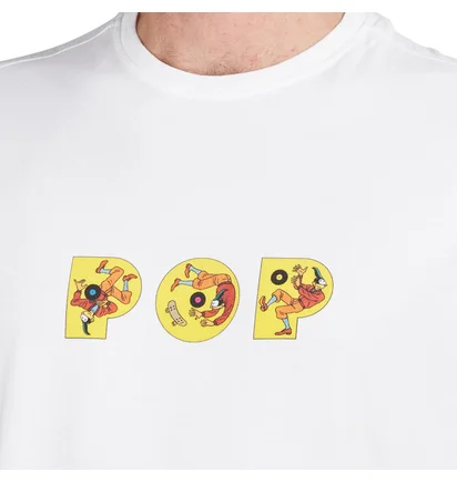 Pop Trading Company Joost Swarte Logo T-Shirt (Weiß)