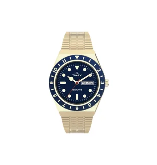 Timex Archive Q Diver Reissue 38mm (Gold / Blau)