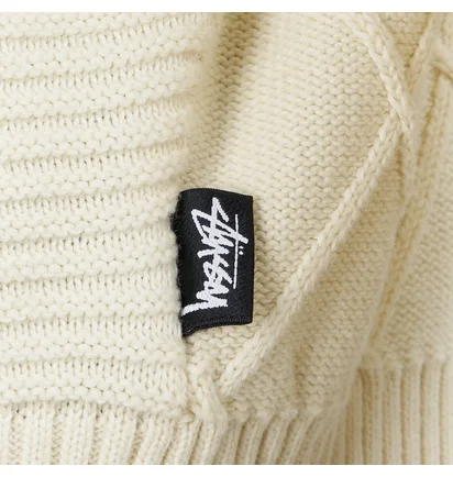 Stüssy Patchwork Sweater (Beige)