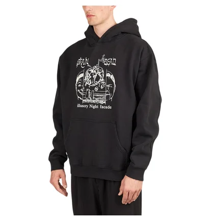 Brain Dead Night Facade Hoodie (Schwarz)