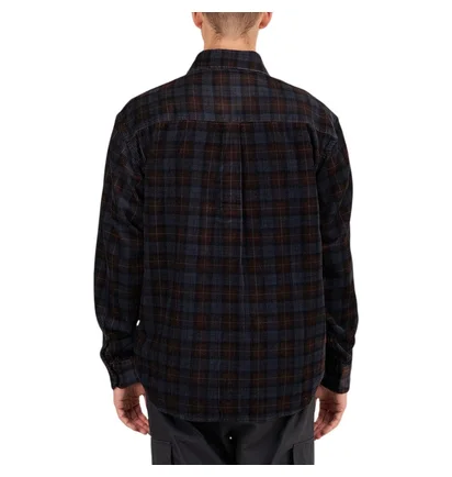 Carhartt WIP Flint Shirt Breck Check Print (Blau / Schwarz)