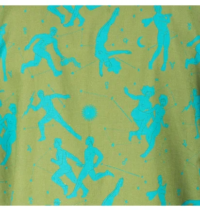 Carne Bollente The Sighing Game Shirt (Olive / Blau)