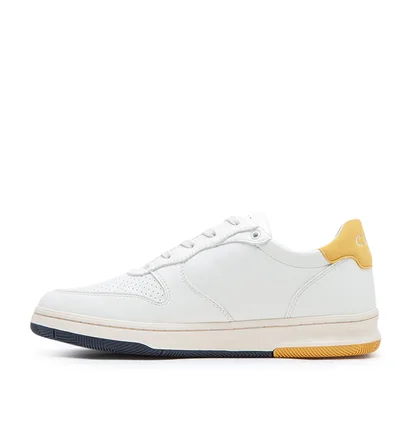 Clae Malone Vegan (Weiß / Gelb)