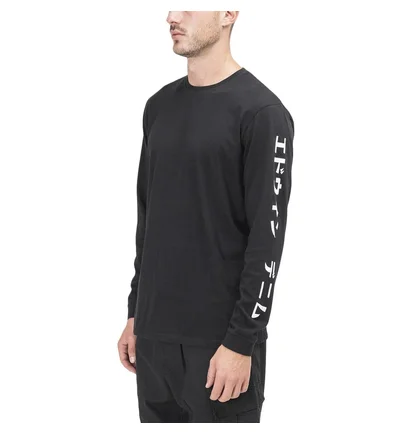 Edwin Gang II TS LS Cotton Single Jersey (Schwarz)
