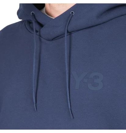 adidas Y-3 Classic Chest Logo Hoodie (Navy)