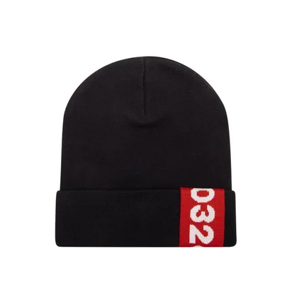 032c Tape Beanie (Schwarz)