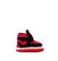 Baby Sneakers AJ1 Bred (Rot / Schwarz)