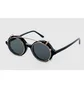 Han Kjobenhavn Doc Clip on Wolf Sunglasses (Schwarz)