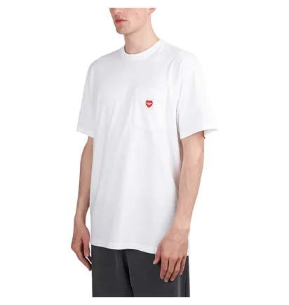 Carhartt WIP S/S Pocket Heart T-Shirt (Weiß)