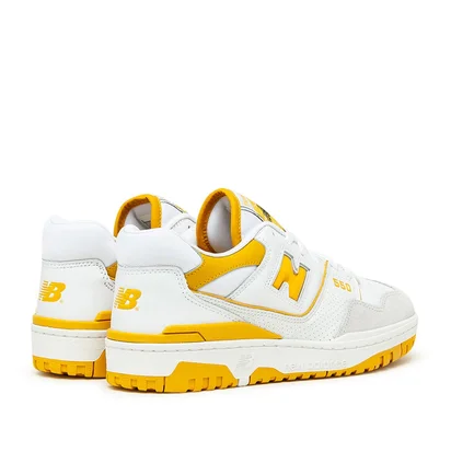 New Balance BB 550 LA (Weiß / Gelb)