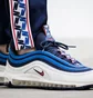 Nike Air Max 97 SE (Dunkelbalu / Rot / Weiß)
