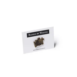 Raised By Wolves Witch Pin (Gold)