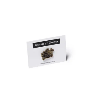 Raised By Wolves Witch Pin (Gold)