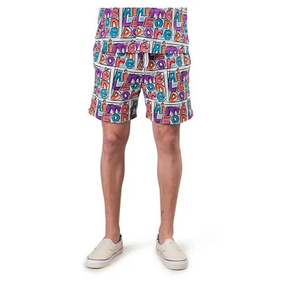 Aimé Leon Dore Crayon Print Swim Shorts (Multi)