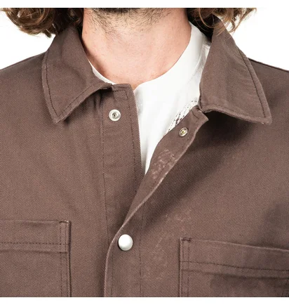 Stüssy Spotted Bleach Chore Jacket (Braun)