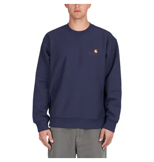 Carhartt WIP American Script Sweatshirt (Dunkelblau)
