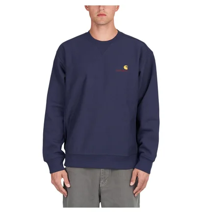 Carhartt WIP American Script Sweatshirt (Dunkelblau)