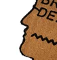 Brain Dead Coconut Fiber Logohead Door Mat (Braun)