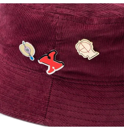 Brain Dead Corduroy Bucket Hat (Bordeaux)