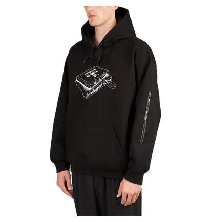 Carhartt WIP x Relevant Parties Hooded Mahogani Music Sweat (Schwarz / Weiß)