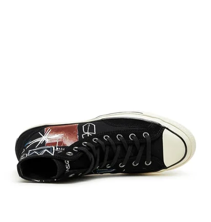 Converse x Basquiat Chuck 70 HI (Schwarz / Multi)