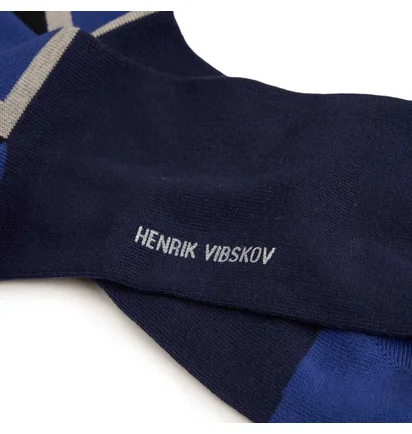 Henrik Vibskov Color Block Socks (Navy)