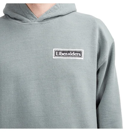 Liberaiders Patchwork Pullover Hoodie (Blaugrau)