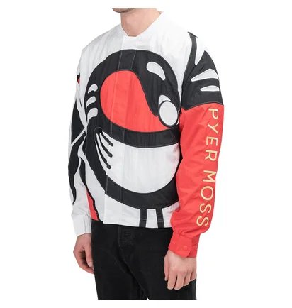 Reebok X Pyer Moss Sankofa Bomber (Weiss / Rot / Schwarz)