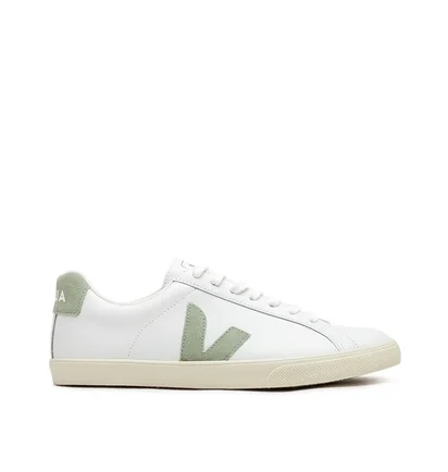 Veja WMNS Esplar Leather (Weiß / Oliv)