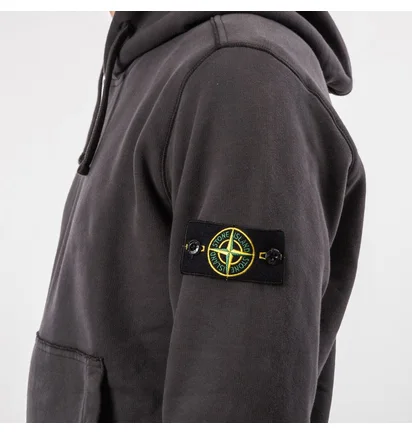 Stone Island Hooded Sweater (Grau)