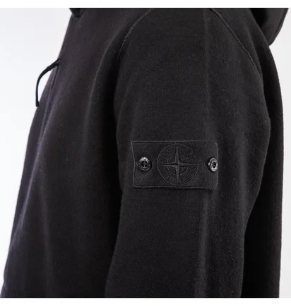Stone Island Hooded Sweater (Schwarz)