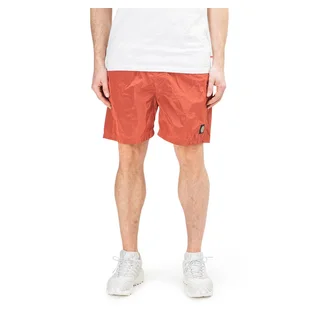 Stone Island Nylon Metal Patch Logo Swim Shorts (Orange)